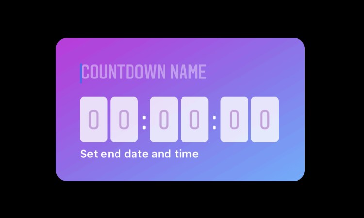 Membuat countdown di sosial media, Sumber: skedsocial.com